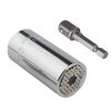 2PCS/SET Universal Torque Wrench Head Set Socket Sleeve 7-19mm Power Drill Ratchet Bushing Spanner Key Magic Multi Hand Tools