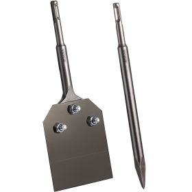 VEVOR Clay Spade, 3.9" x 9.5" SDS Plus Shank, 40Cr Steel Jackhammer Bit for Electric Demolition Jack Hammer w/Point Chisel