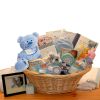 Deluxe Welcome Home Precious New Baby Boy Gift Basket-Blue (Lg)