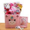 Dainty Tails New Baby Unicorn Gift Basket