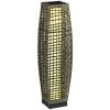 Gray Solar Floor Lamp, Outdoor Garden Lantern