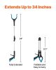 34" Grabber Reacher Tool, 2-Pack Foldable Reacher Grabber Pickup Tool with 360° Rotating Jaw & Magnets, Grabber Tool Heavy Duty