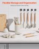 34 PCS Kitchen Cooking Utensils Set Silicone Spatula Spoon Tools Heat Resistant