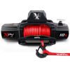 X-BULL Winch-10000 lb. BJ Load Capacity Electric Winch Kit -12V Synthetic Rope Winch,Waterproof IP67 Electric Winch with Hawse Fairlead