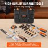 VEVOR Tool Kit, 132 Piece General Household Hand Tool Set, Home Repairing Tool Kit with Portable Tool Storage Case, High-Quality Steel