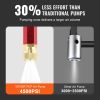 VEVOR PCP Hand Pump, 4 Stage, 30Mpa 4500 PSI High Pressure PCP Air Rifile Filling Stirrup Pump with Oil-Moisture Filter Pressure Gauge