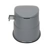 Portable Toilet Premium Version with Non Slip Mat Gray Camping Commode Travel Toilet for Adults and Kids Outdoor Emergency Bathroom Solution for Hikin
