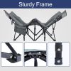 cAdults, Foldable Outdoor with Portable Bag, Bed Lightweight Sleeping Cots for Camping, Easy to Set up, Black