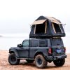 Foldable 2-3 People Amphibious Inflatable Car Roof Top Tent for camping Outdoor Glamping Camping Tent for SUV,Truck( Without Ladder, Two-tone Style