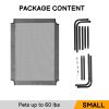 43"D x 26"W x 8"H outdoor pet bed