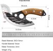Cleaver Knife,Meat Cleaver, Kitchen Knife Outdoor Cooking Knife Camping Hiking Tools Forging Fixed Blade Boning Slicing Knife Portable Outdoor Knives