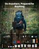 Survival First Aid Kit 250 Pieces Emergency Medical Trauma Bag for Camping Home