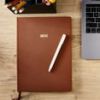 Pen+Gear Simulated Brown Leather Journal, 7.5" x 10.2", 160 Lined Pages