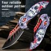 HuntReady Durable Folding Knife with Essential Survival Tools