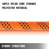 VEVOR 7/16 Inch Double Braid Polyester Rope 200 Feet Nylon Pulling Rope 880LB High Force Polyester Load Sailing Rope for Arborist Gardening Marine (7/