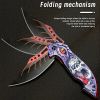 HuntReady Durable Folding Knife with Essential Survival Tools