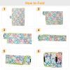 60" x 78" Waterproof Picnic Blanket Handy Mat with Strap Foldable Camping Rug for Camping Hiking Grass Travelling