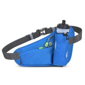 Outdoor Sports Mountaineering Water Bottle Waist Bag (Type: Waist Bag, Color: Blue)