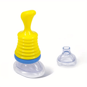 1pc Choking Rescue Device; Household Essentials; Choking Emergency Device For Adults Kids (Quantity: 1, Color: Yellow)