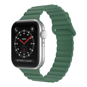 Magnetic Suction Loop Watch Strap (Color: Army Green)