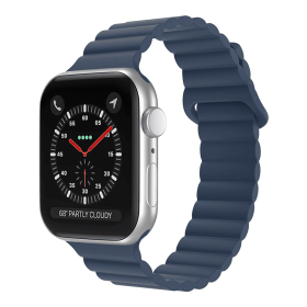 Magnetic Suction Loop Watch Strap (Color: Midnight Blue)