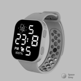 2022 Men's Sport Watch Waterproof Digital Led Watch for Men Women Lover Electronic Wrist Watches Montre Homme Relogio Masculino (Color: gray, size: 1)