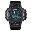 Cool Luminous Men Sport Watch High-end Silicone Strap Military Wrist Watch Led Calendar Waterproof Digital Watch reloj de hombre