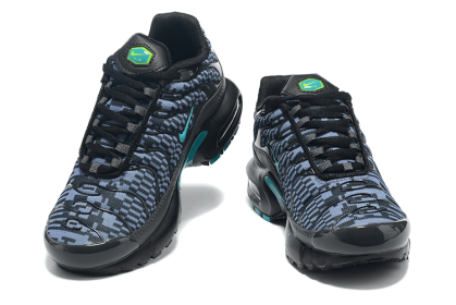 TN cushioned fashion kids' sneakers Running shoes (colour: black-gray, size: 32)
