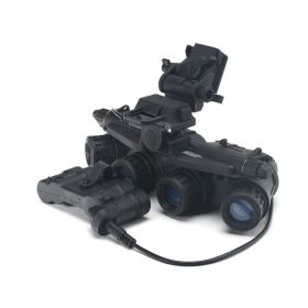 TB-FMA BK/DE Tactical Airsoft Helmet GPNVG 18 Night Vision Goggle NVG Model + Nylon L4G24 Mount (Color: Bk)