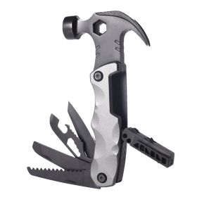 Multifunctional Survival Tools Foldable Outdoor Tool Hammer (Type: Nail Hammer, Color: grey)