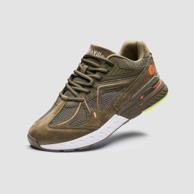 FitVille Men's Rebound Core Shoes - Army Green (Width: WIDE/2E, size: 10)