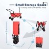 bUtility Park Garden Cart Tool Customized Color Folding Camping Trolley Outdoor Picnic Beach Wagon