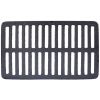Oval Cast Iron Grill Outdoor, Portable Charcoal Grill and Tabletop Cast Iron Skillet - 100% Cast Iron, Enameled, Durable, Small Charcoal Grill