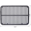 Oval Cast Iron Grill Outdoor, Portable Charcoal Grill and Tabletop Cast Iron Skillet - 100% Cast Iron, Enameled, Durable, Small Charcoal Grill