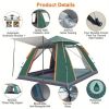 Muti-Person Outdoor Automatic Quick Opening Camping Tent with Mesh Windows. Made of Oxford Fabric