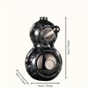 "Metal Windproof Lighter â€“ Rotating Gourd Design with Green Flame â€“ Perfect Father's Day Gift"