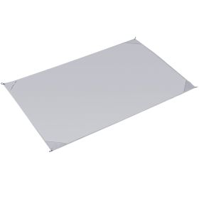 Portable Beach Blanket 4.6’ x 6.6’ Waterproof Foldable Camping Rug Pocket Sandproof Picnic Mat for Camping Picnic Hiking Grass Travel (Option: Gray)